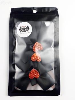 Satin Geschenkschleife mit Herz